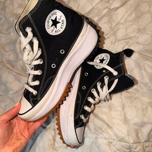 Converse Black and White High-Top Sneakers